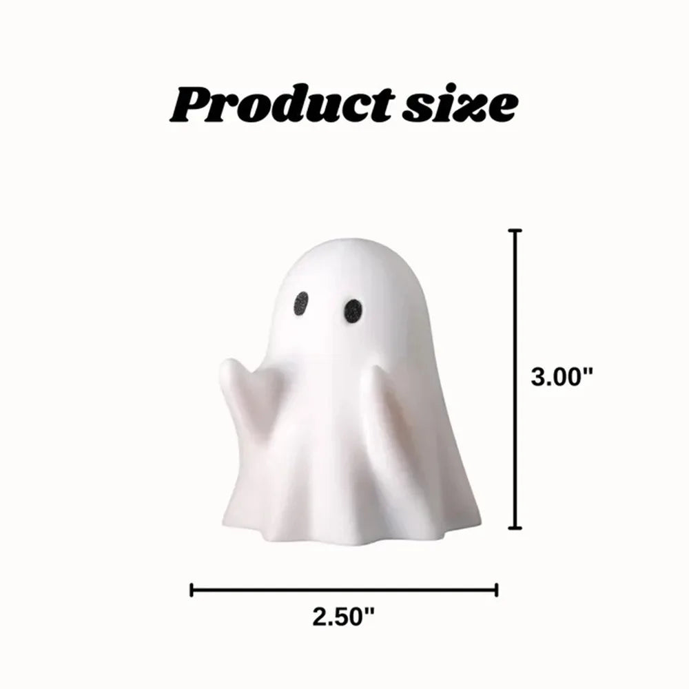 Funny Ghost Pen Holder Spooky Ghost Figurine Design Pencil Holder for Desk Organizer Accessory Gifts for Families Friends