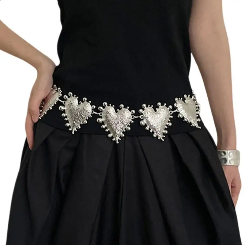 Gothic Waist Belt Chain Party Costume Stylish Metallic Cowboy Jewelry for Jeans Body Jewelry for Women Hot