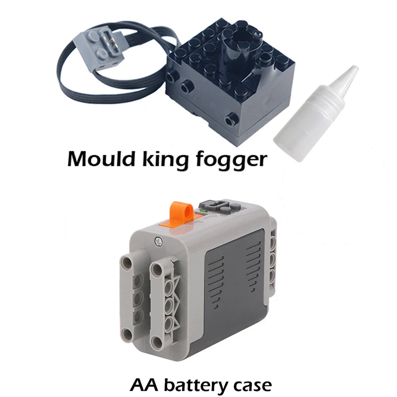 Technical spray smoke Motor Sprayer Bricks Mould King Fogger for Legoeds Building Blocks MOC Train Car Parts Motor Model