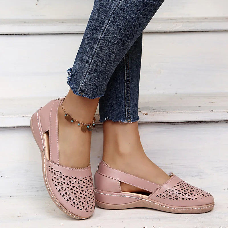 Women Hollowed Out Wedge Women's Shoes with Platform Casual Hiking Women Shoes Beach Sandal Sandalias De Mujer
