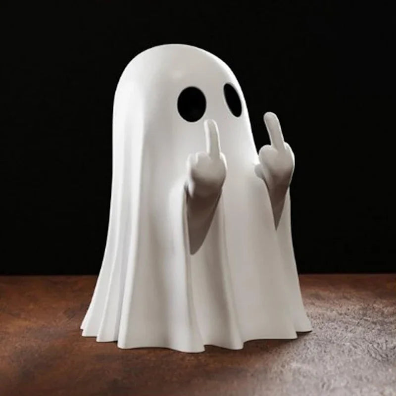 Cute ghost ornament, suitable for office desk decoration, a multifunctional and unique gift for family and friends on Halloween,