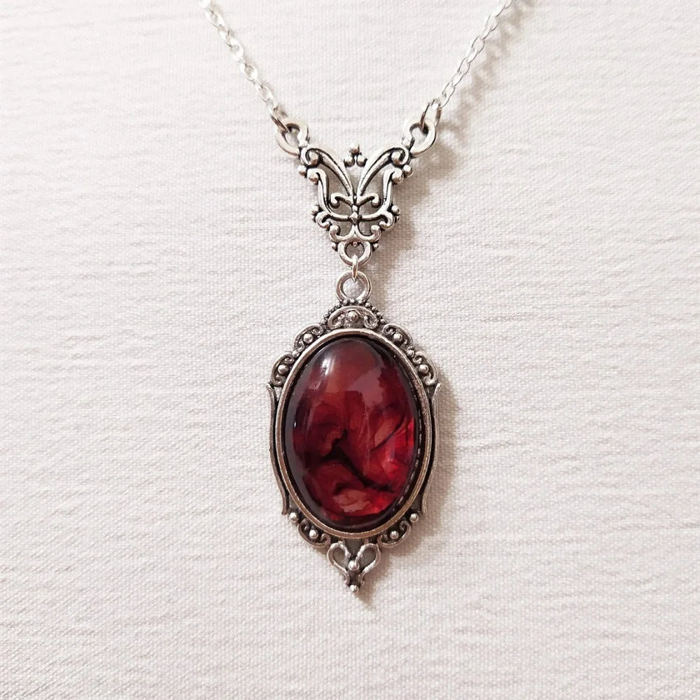 Gothic Crow Forest Charm Necklace Cross Crow Pendant Necklace Mystic Witch Jewelry Gift Accessories Rope Chain Goth Crow Choker