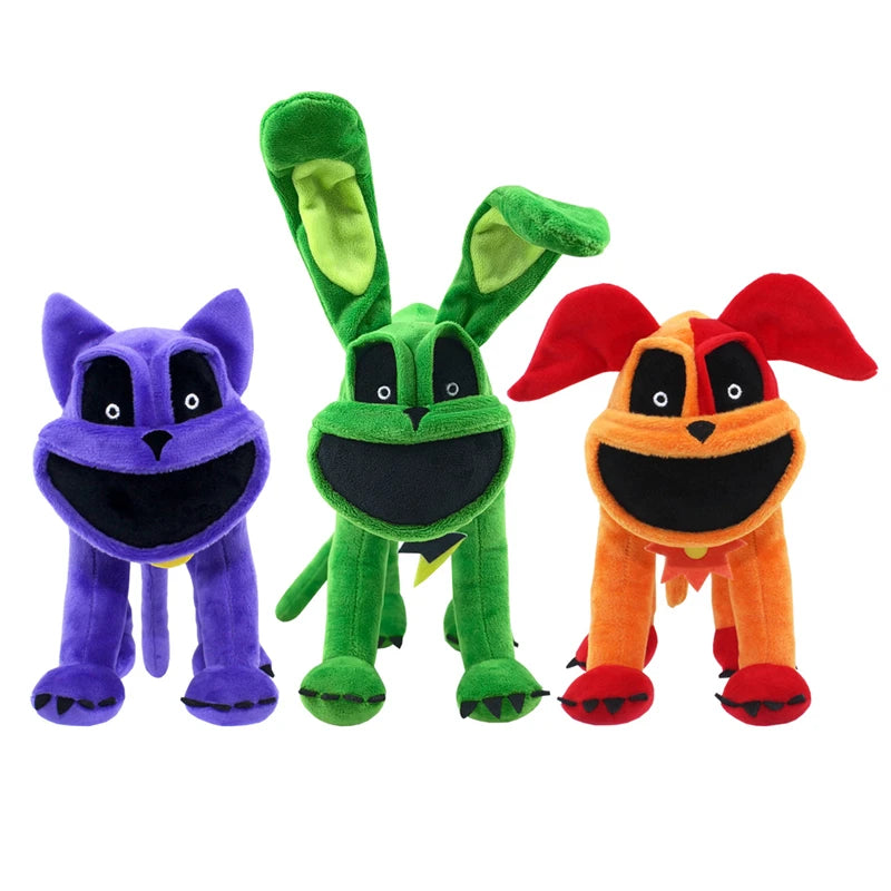 New Product Smiling Critters Monster Catnap Smiling Scary Cat Plush Doll, Birthday Gift