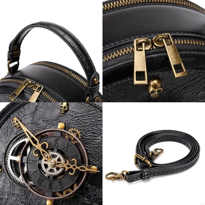 Bag Retro Crossbody Bag Gothic Shoulder Bag Handbag Clock Bag Steampunk Bag for Everyday