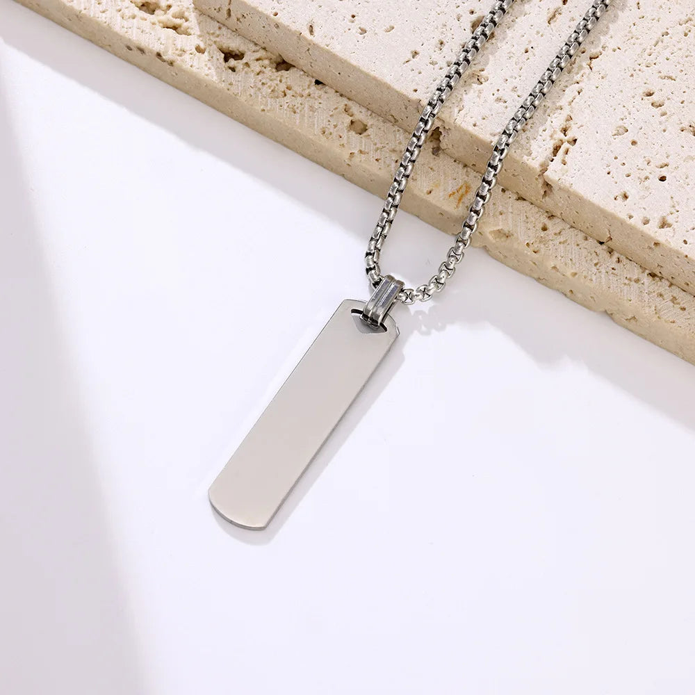 UILZ Personalized Domineering Triangle Spearhead Men's Couple Alloy Retro Hip-hop Arrow Necklace Pendant Jewelry