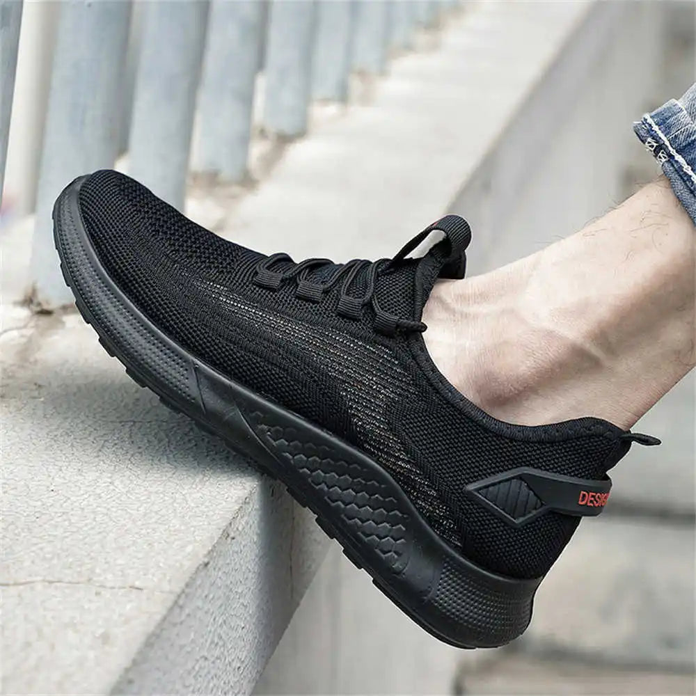 Super Lightweight Knit Silver Party Shoes Heels Dress For Men Hot Business Sport Sneakers Cosplay Top Grade Tenis Low Cost