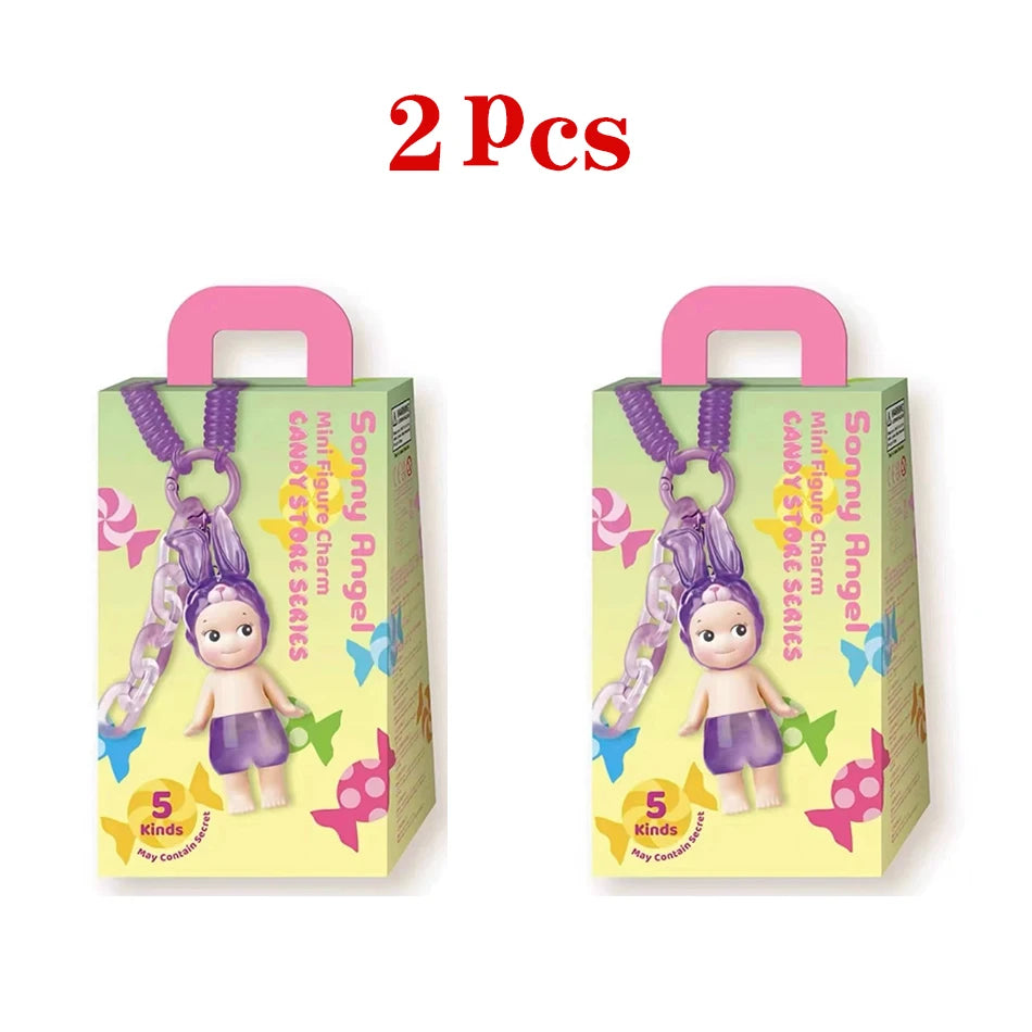 Candy House Angel Keychain Blind Box Doll Bag Pendant Handmade Creative Cartoon Gift Mystery Boxes