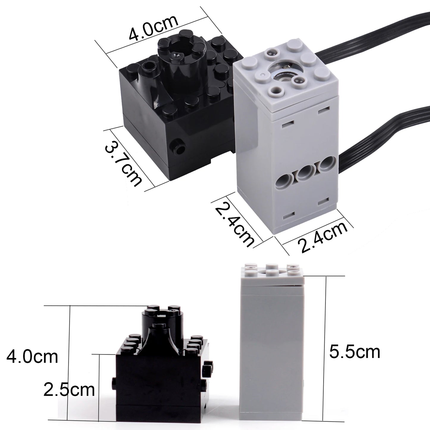 Technical spray smoke Motor Sprayer Bricks Mould King Fogger for Legoeds Building Blocks MOC Train Car Parts Motor Model
