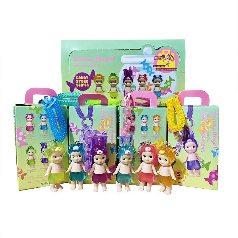 Candy House Angel Keychain Blind Box Doll Bag Pendant Handmade Creative Cartoon Gift Mystery Boxes