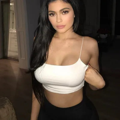 Tank Top Black Halter Crop Tops Women Summer Camis Backless Camisole Fashion Casual Tube Top Female Sleeveless Cropped Vest