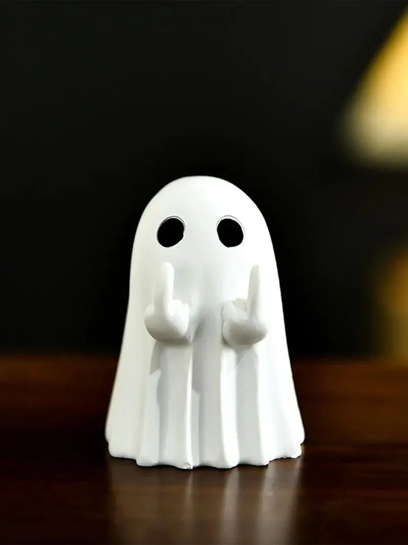 Cute ghost ornament, suitable for office desk decoration, a multifunctional and unique gift for family and friends on Halloween,