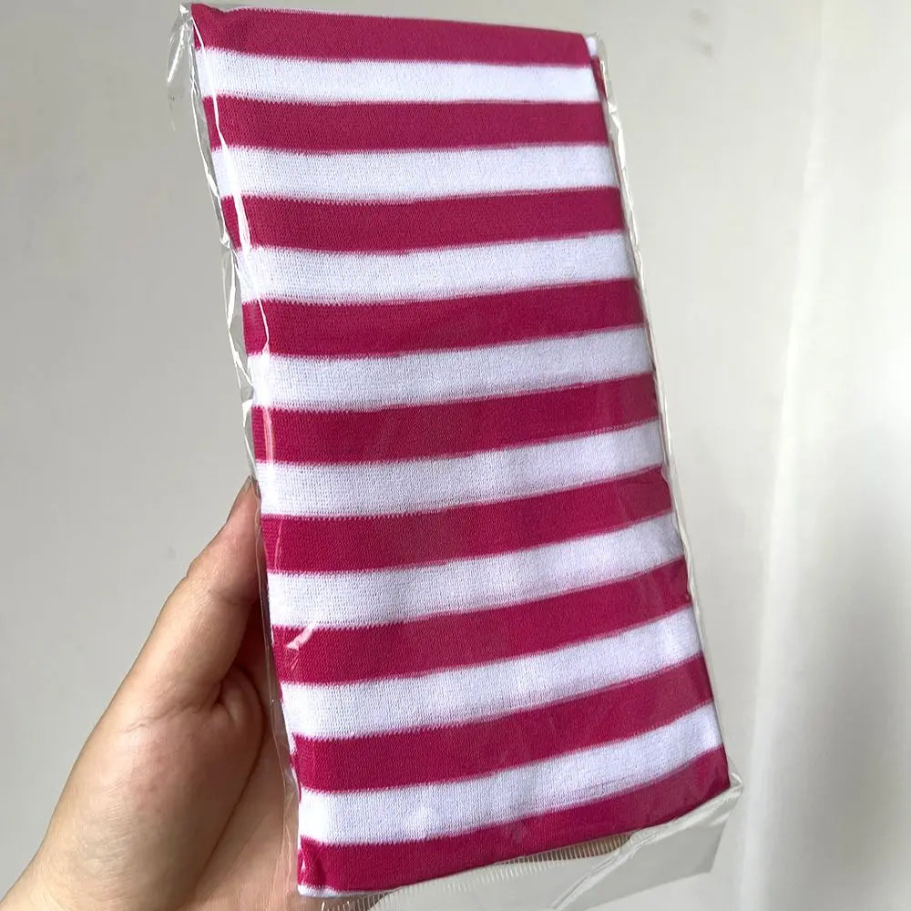 Women Socks Thigh High Overknee Striped Stockings Thin Socks Daily Wearing