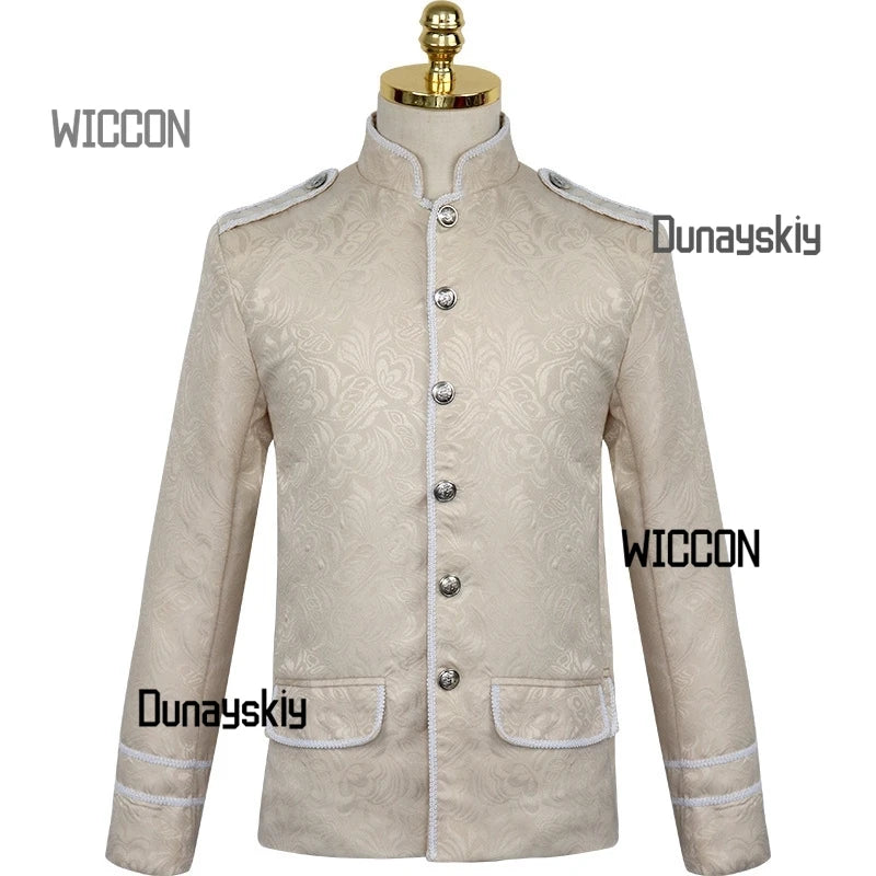 Gothic suit medieval the black parade jacket steam retro punk cosplay costume Victorian performance Halloween party cosplay