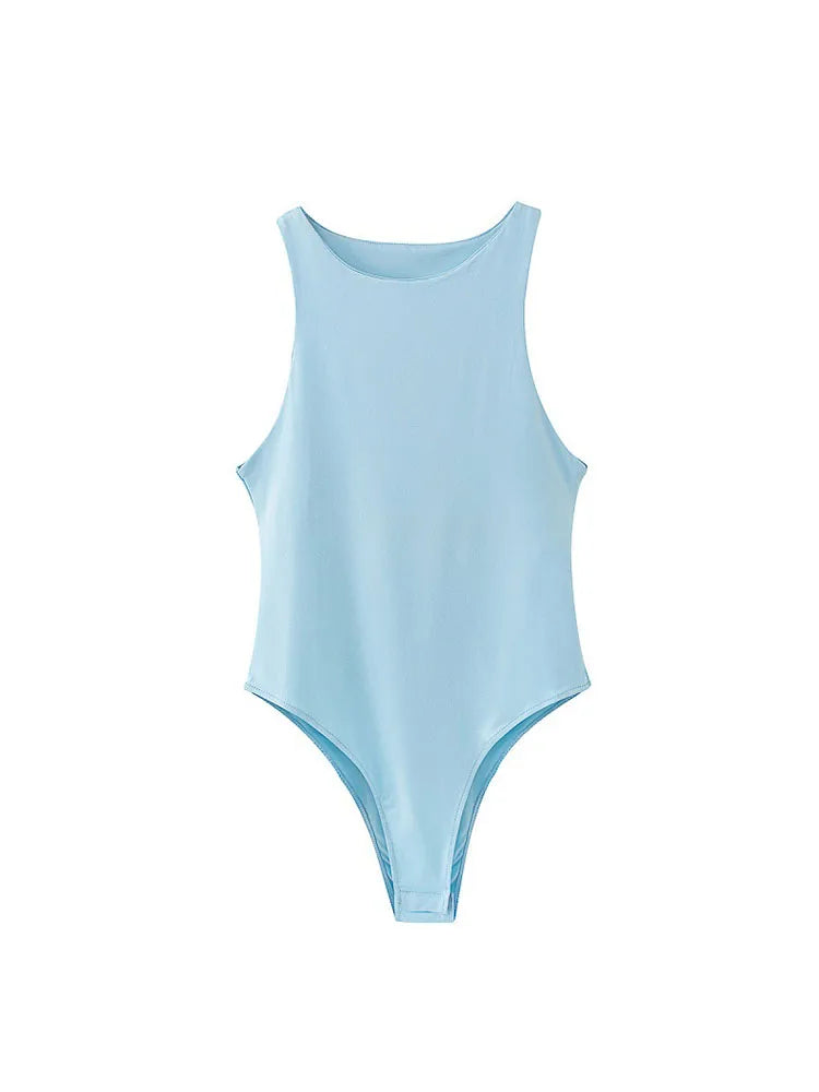 summer solid sexy bodycon women bodysuits female 4 color green slim casual bodysuit chic lady club short playsuits femme