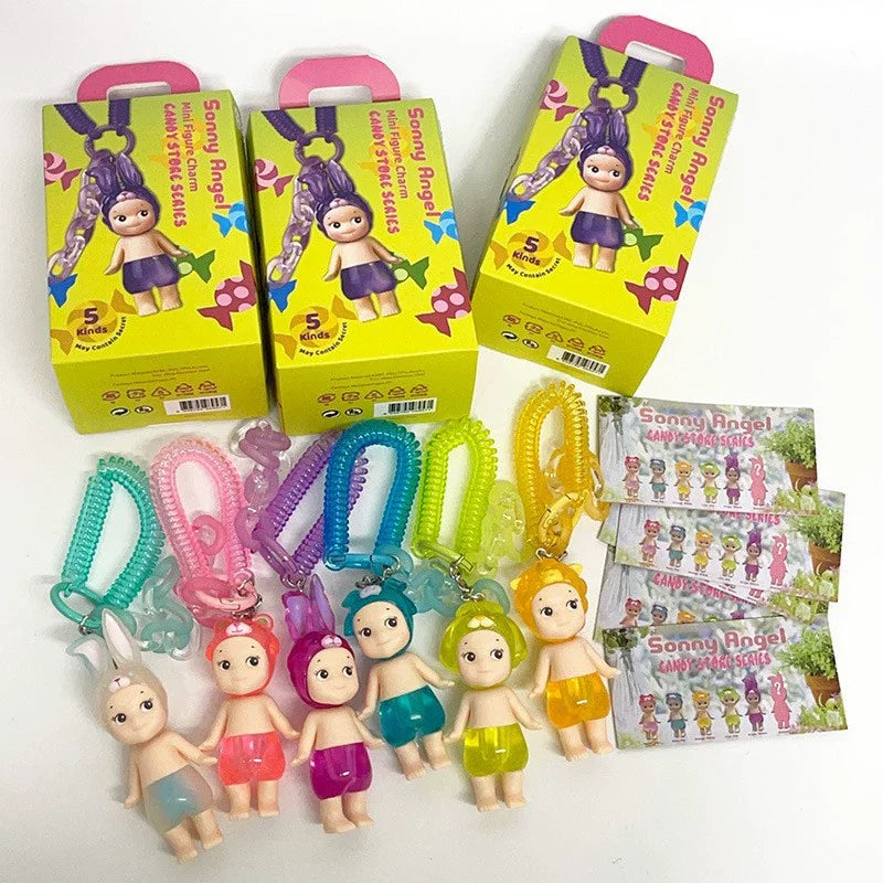 Candy House Angel Keychain Blind Box Doll Bag Pendant Handmade Creative Cartoon Gift Mystery Boxes