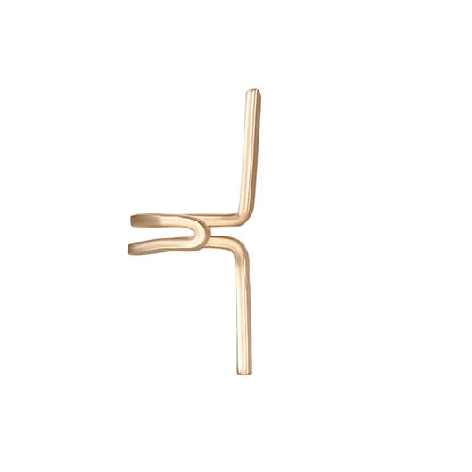 Single Fake Ear Clip Cuff Unique Tragus Piercing Earrings for Women Non Piercing Clip Earring Jewelry for Female