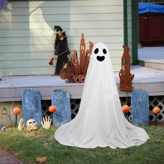 Light Up Ghost Holiday Theme Outdoor Decor 65 Inch Haunted House Ghost Decoration For Outdoor Garden Cemetery Indoor Halloween
