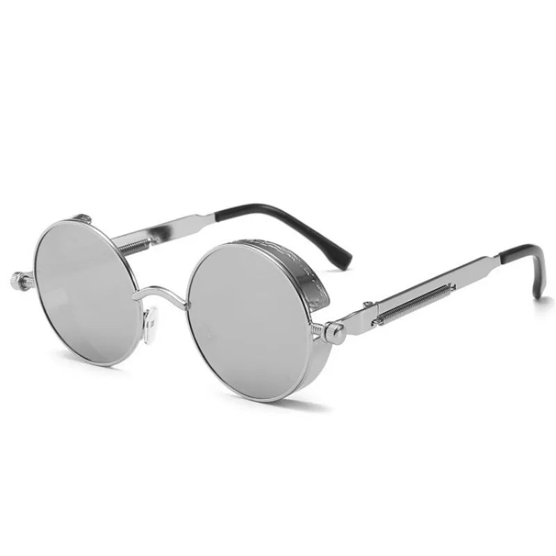Steampunk Glasses New Fashion Round Sunglasses Europe And The United States Retro Glasses Trend Men and Women Models Sunglasses