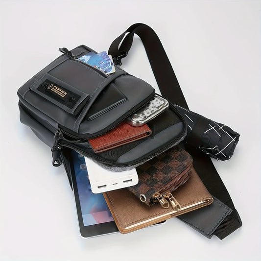 Men Shoulder Bags Chest Bag Multifuncional Crossbody Bags Travel Sling Bag