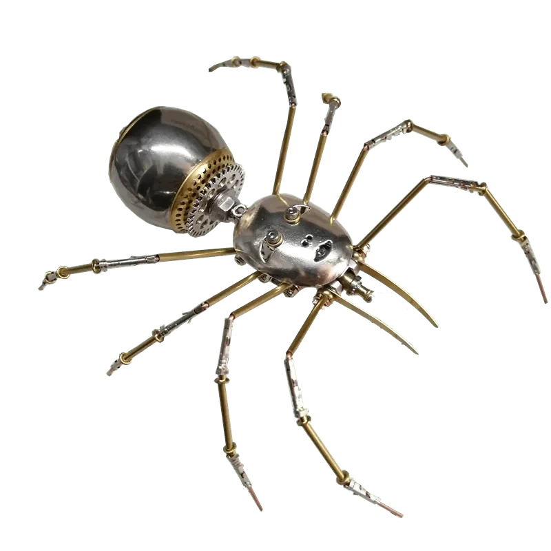 DIY Magic Spider Metal Model Building Kit Cyberpunk Mechanical Insects Jigsaw Mecha Assembly 3D Puzzles Toy for Kids Adults