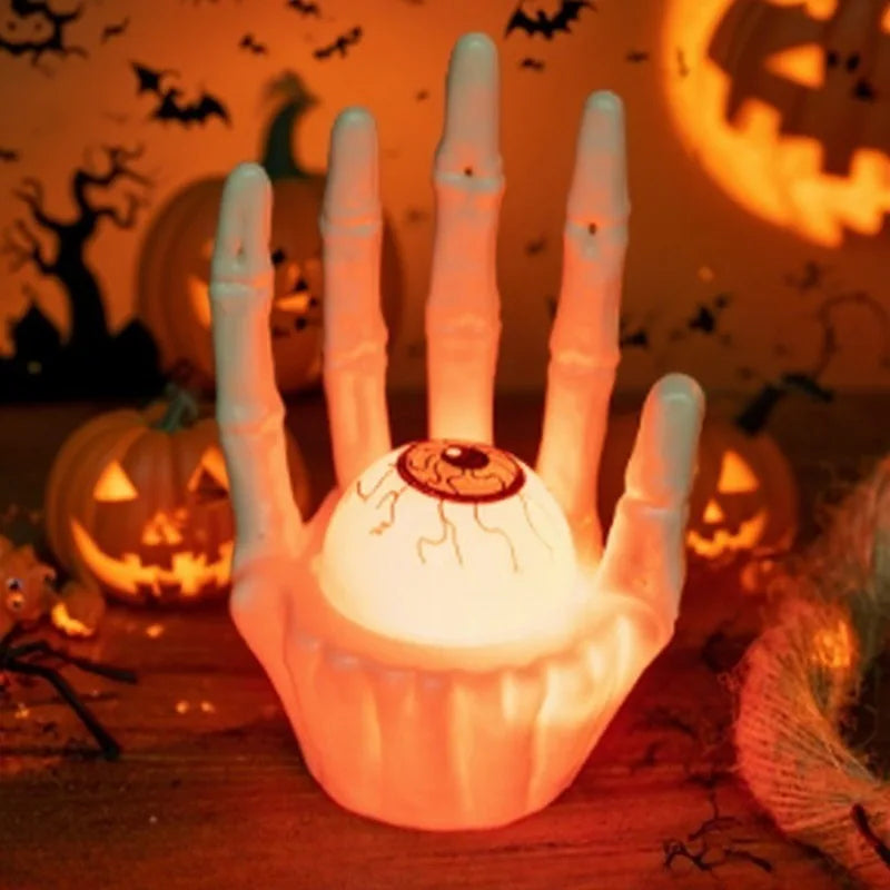 1-10PCS  Table Decoration Prop Pumpkin Light  Ghost Hand for Haunted House Scene Setup and Holiday Atmosphere Halloween