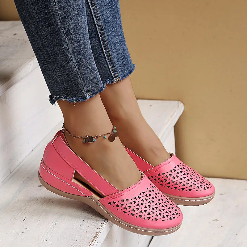 Women Hollowed Out Wedge Women's Shoes with Platform Casual Hiking Women Shoes Beach Sandal Sandalias De Mujer