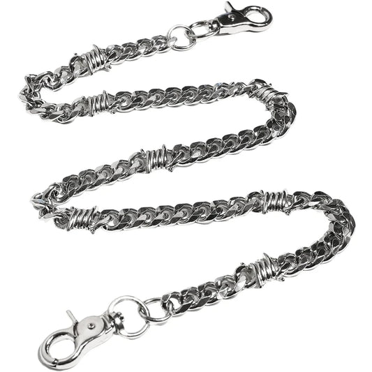 Biker Wallet Chain for Men Boyfriend, Heavy Duty Pocket Chain with Round Clasp, Men Chains for Jeans, Pants Clothing Accessories