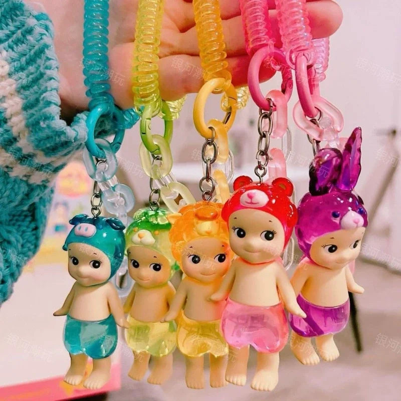 Candy House Angel Keychain Blind Box Doll Bag Pendant Handmade Creative Cartoon Gift Mystery Boxes