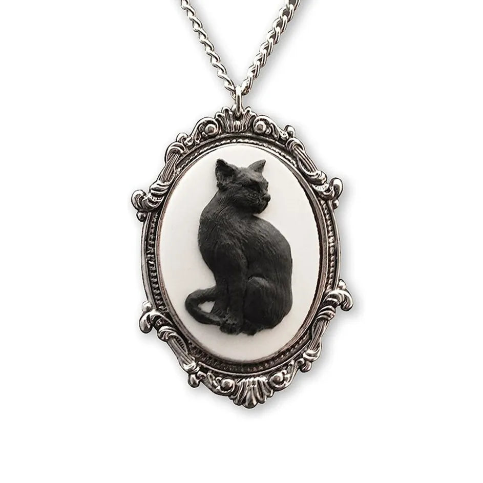 Gothic Crow Forest Charm Necklace Cross Crow Pendant Necklace Mystic Witch Jewelry Gift Accessories Rope Chain Goth Crow Choker
