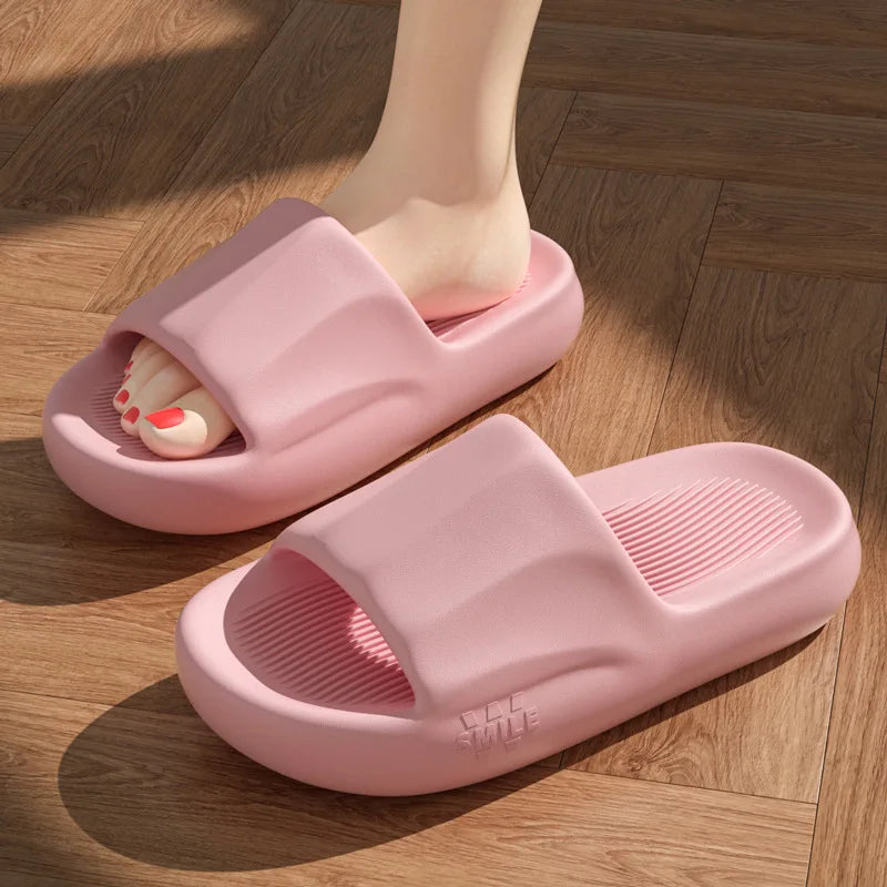 Cloud Platform House Slipper Woman Men Summer Sandals Flip Flops Beach Slides Casual Home Shoe Flat Non Slip EVA Female Bathroom
