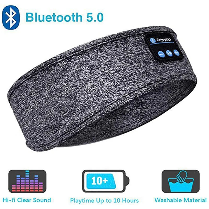 Sleep headset Bluetooth headband wireless music sports headband built-in sleep music eye mask