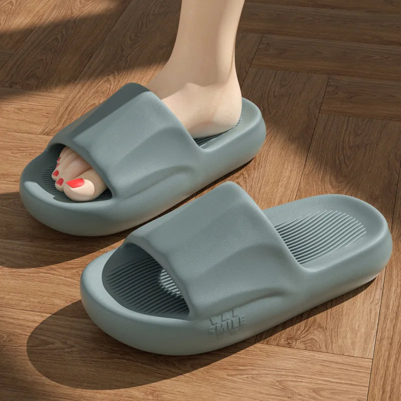 Cloud Platform House Slipper Woman Men Summer Sandals Flip Flops Beach Slides Casual Home Shoe Flat Non Slip EVA Female Bathroom