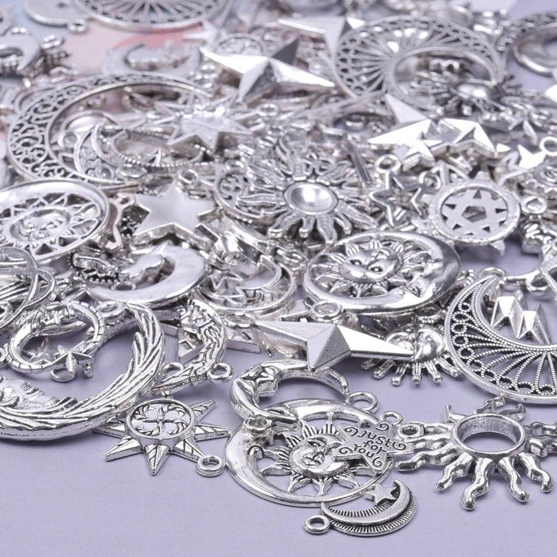 20PCS Steampunk Charm Alloy Tools Mixed Antique Bronze Spanner,Ruler,Hammer Pendants DIY Craft Jewelry Making Supplies Accessory
