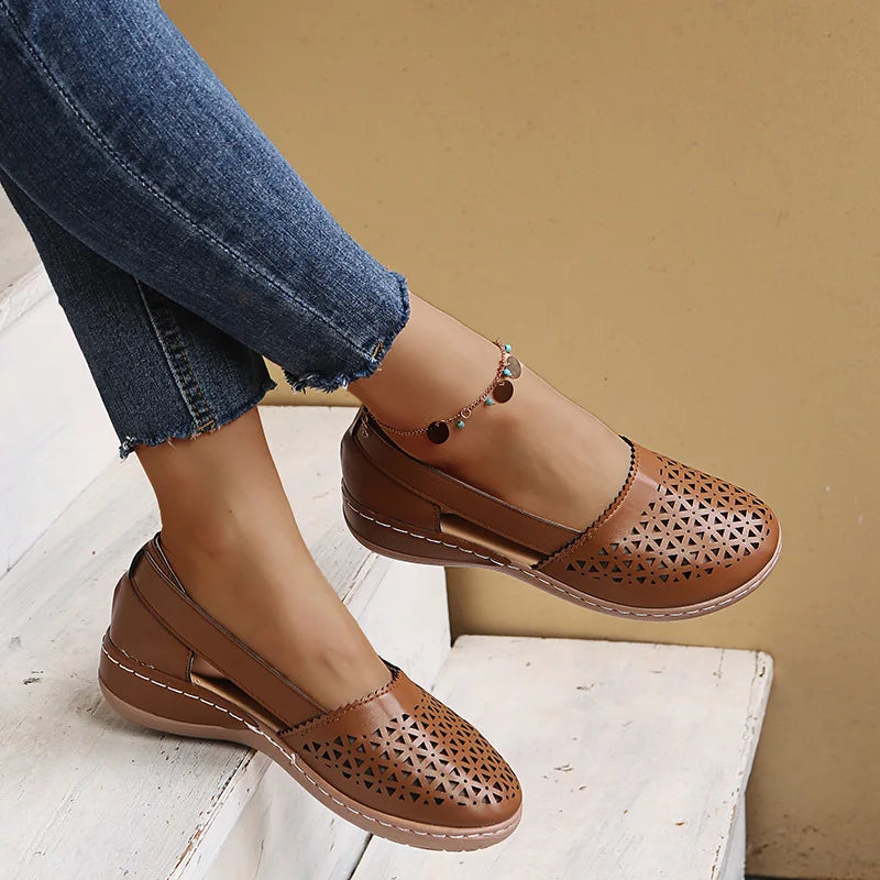Women Hollowed Out Wedge Women's Shoes with Platform Casual Hiking Women Shoes Beach Sandal Sandalias De Mujer