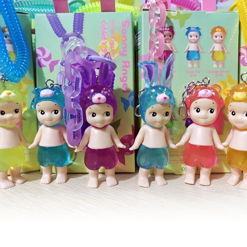 Candy House Angel Keychain Blind Box Doll Bag Pendant Handmade Creative Cartoon Gift Mystery Boxes