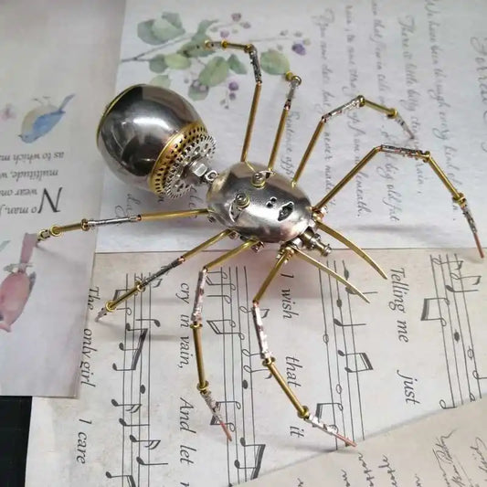 DIY Magic Spider Metal Model Building Kit Cyberpunk Mechanical Insects Jigsaw Mecha Assembly 3D Puzzles Toy for Kids Adults