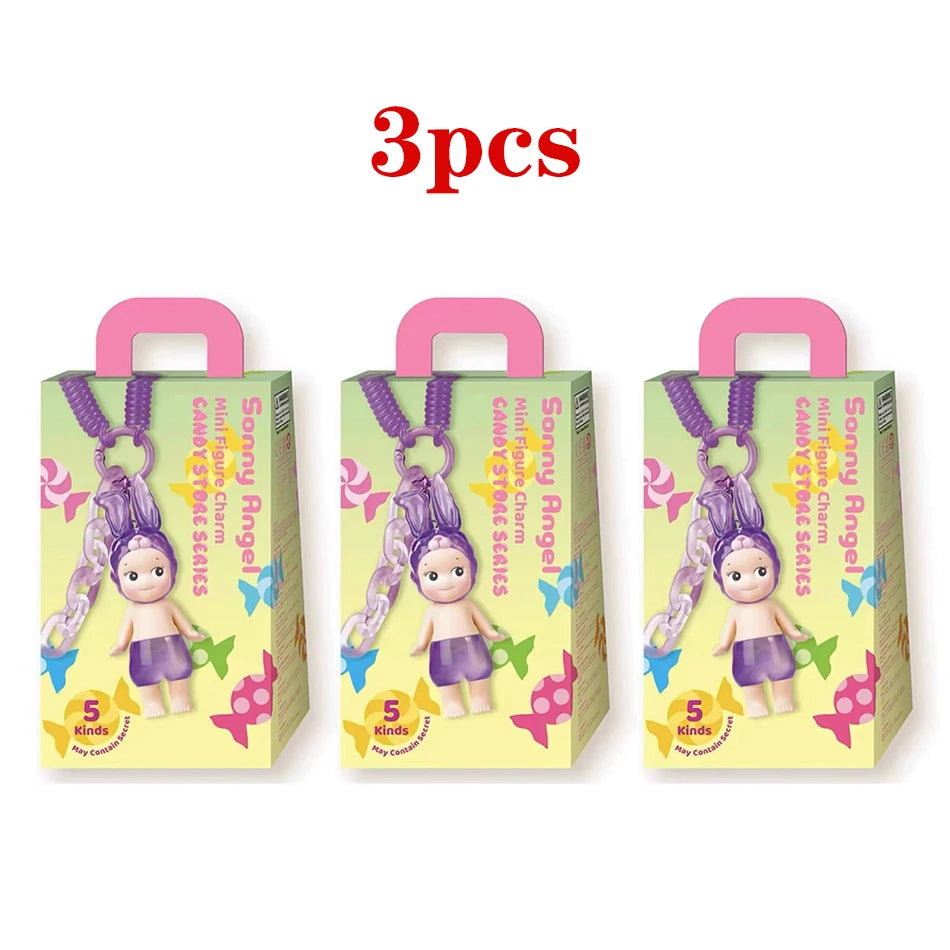 Candy House Angel Keychain Blind Box Doll Bag Pendant Handmade Creative Cartoon Gift Mystery Boxes