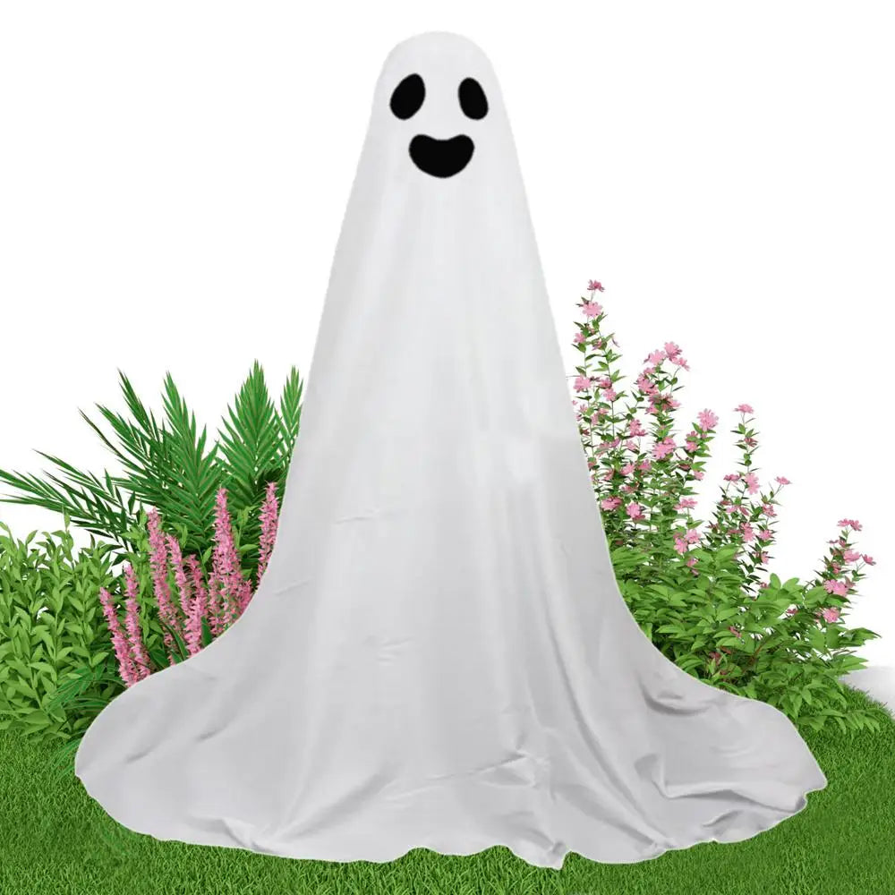 Light Up Ghost Holiday Theme Outdoor Decor 65 Inch Haunted House Ghost Decoration For Outdoor Garden Cemetery Indoor Halloween