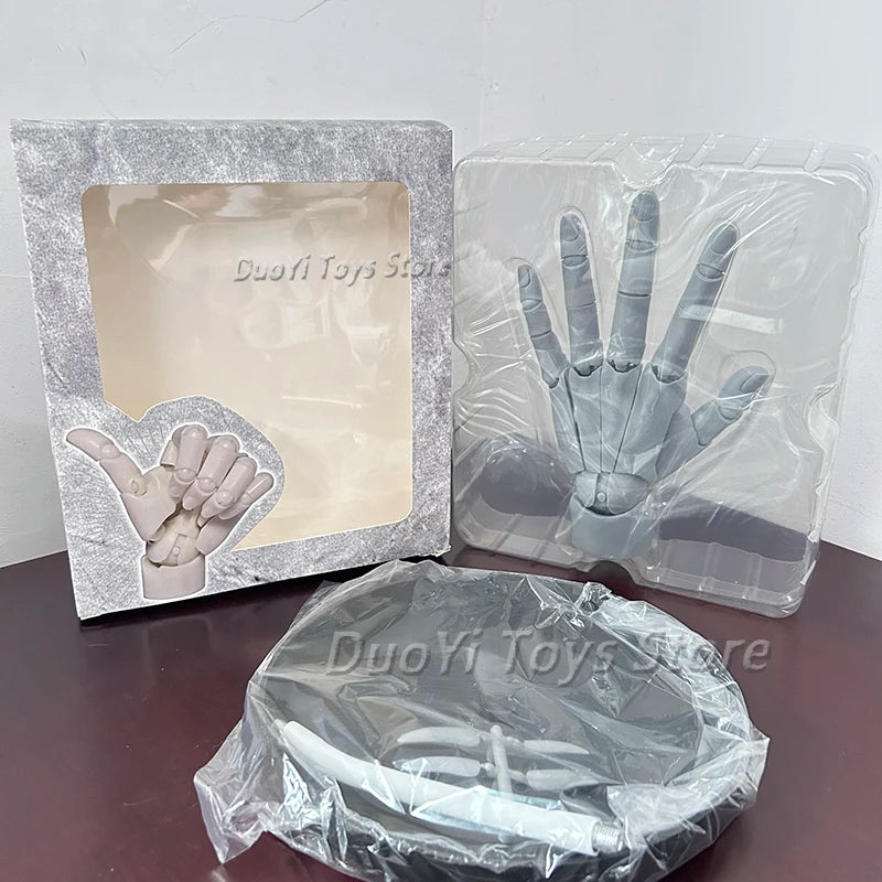 1:1 Hand Joint Super Movable Model Simulation Hand White Grey Hand Left Right Draw Sketch Art Painting Action Figure Model Toys