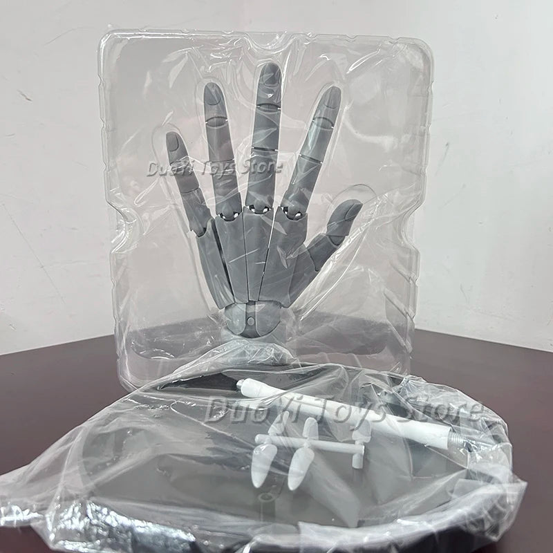 1:1 Hand Joint Super Movable Model Simulation Hand White Grey Hand Left Right Draw Sketch Art Painting Action Figure Model Toys