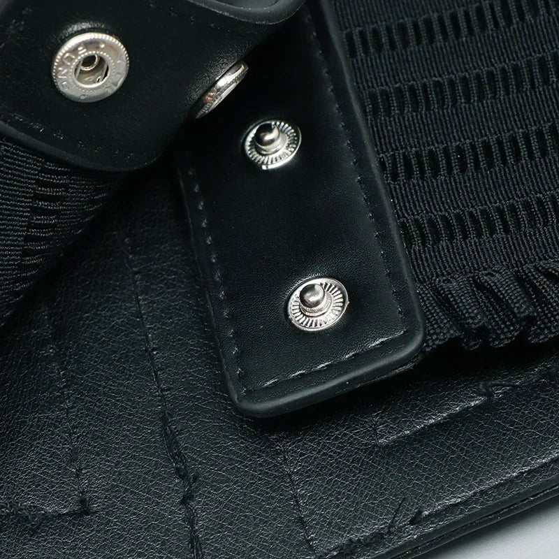 Retro Ladies Corset Belt Gothic Style Elastic Lace Pin Buckle Cummerbund Tie Rope Punk Accessory for Women Shirt Dress Belt