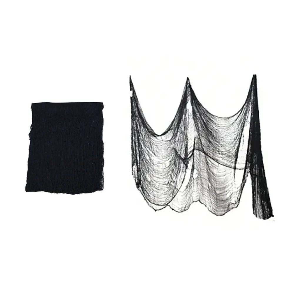 Bloody Gauze Decorations,Horror Bloody Cloth Bandage,Door Curtainsss,Halloween Haunted House Party Props Halloween