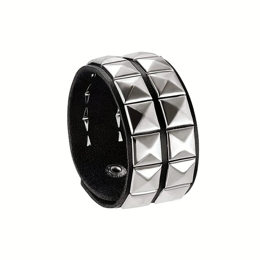 Punk Hip-Hop Gothic Nail Bracelet Rivets Casual Couple Bracelet Party New Year's Christmas Valentine's Day Birthday Gift