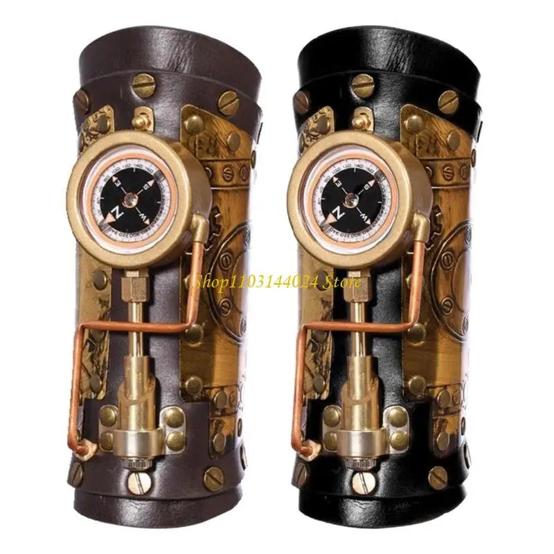 Medieval Steampunk Wristband Wrist Cuffs for Themed Parties and Everyday Fashion Photo Props