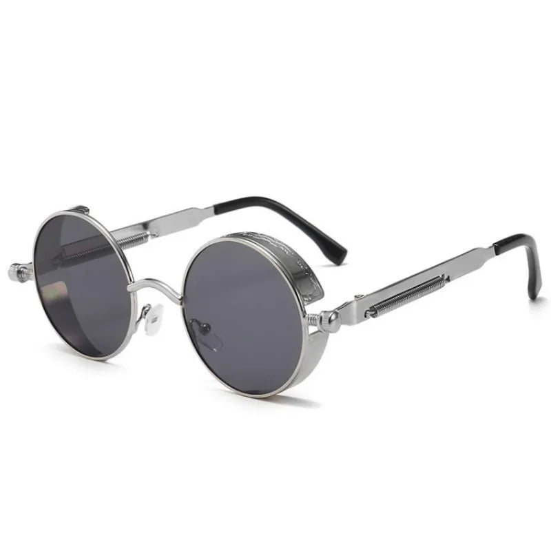 Steampunk Glasses New Fashion Round Sunglasses Europe And The United States Retro Glasses Trend Men and Women Models Sunglasses
