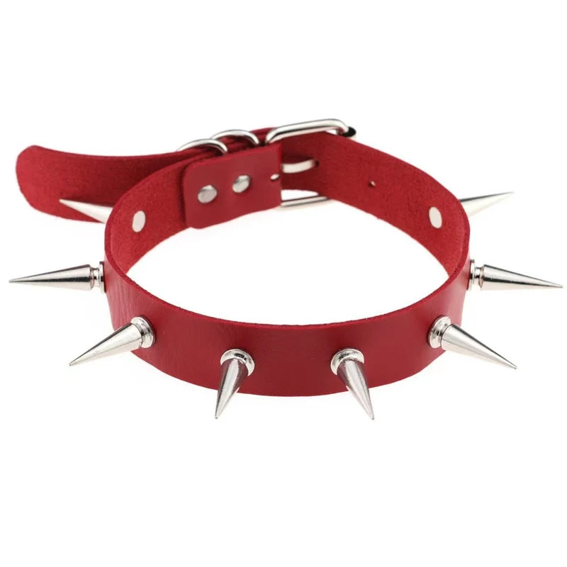 Halloween Gothic Rock Spike Rivet Collar Women And Men Wear Valentine's Day Carnival Gifts For Daily Party Performances