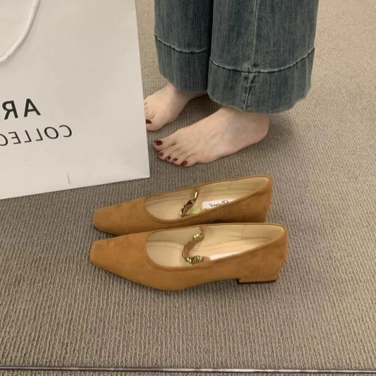 Fashion Women Mary Janes Flats Shoes New 2025 Female Buckle Strap Footwear Ladies Flats with Shoes Женская Обувь