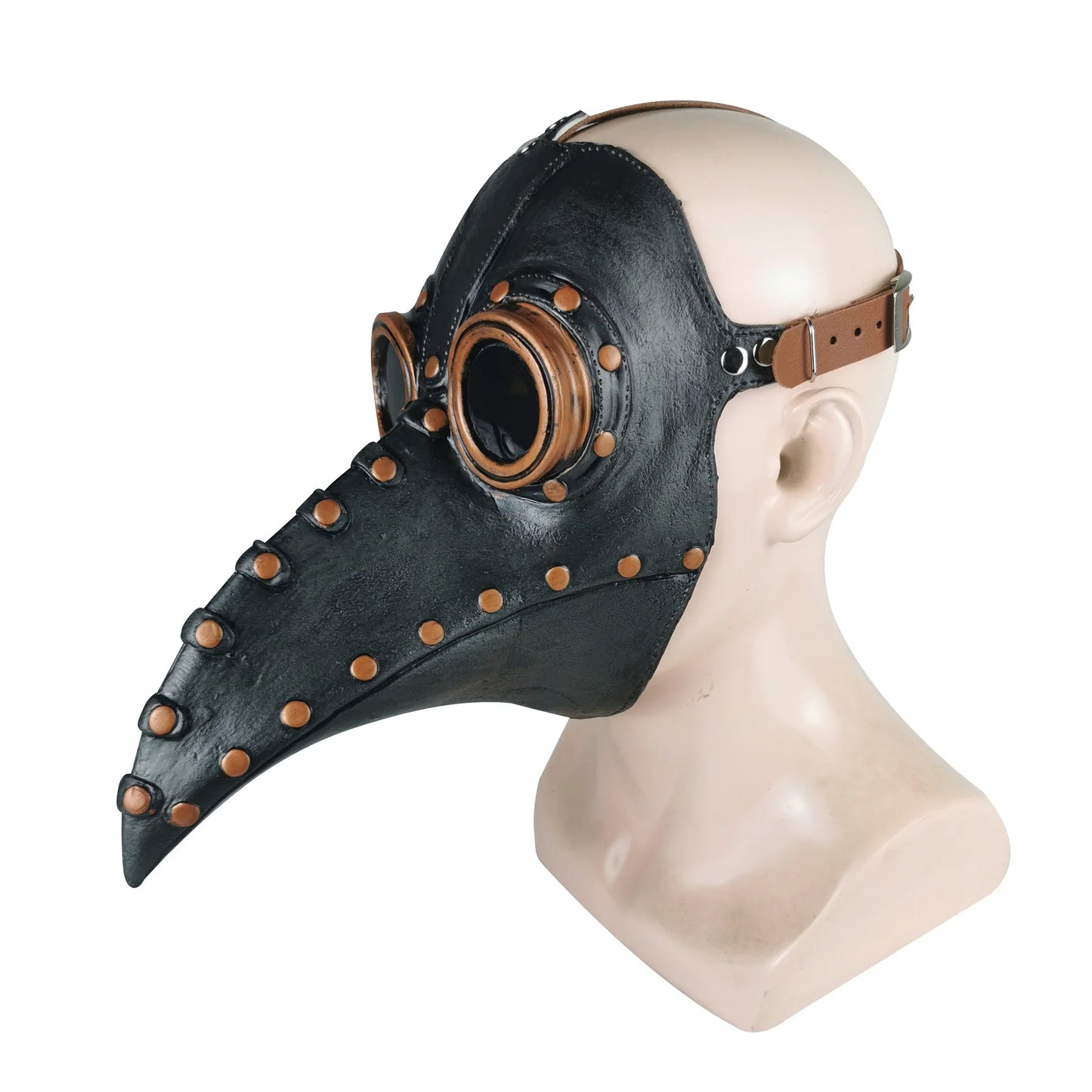 Plague Steam Doctor Mask Punk Anti Poison Terror Bird Mouth Mask Crow Headmask Performance Prop Halloween