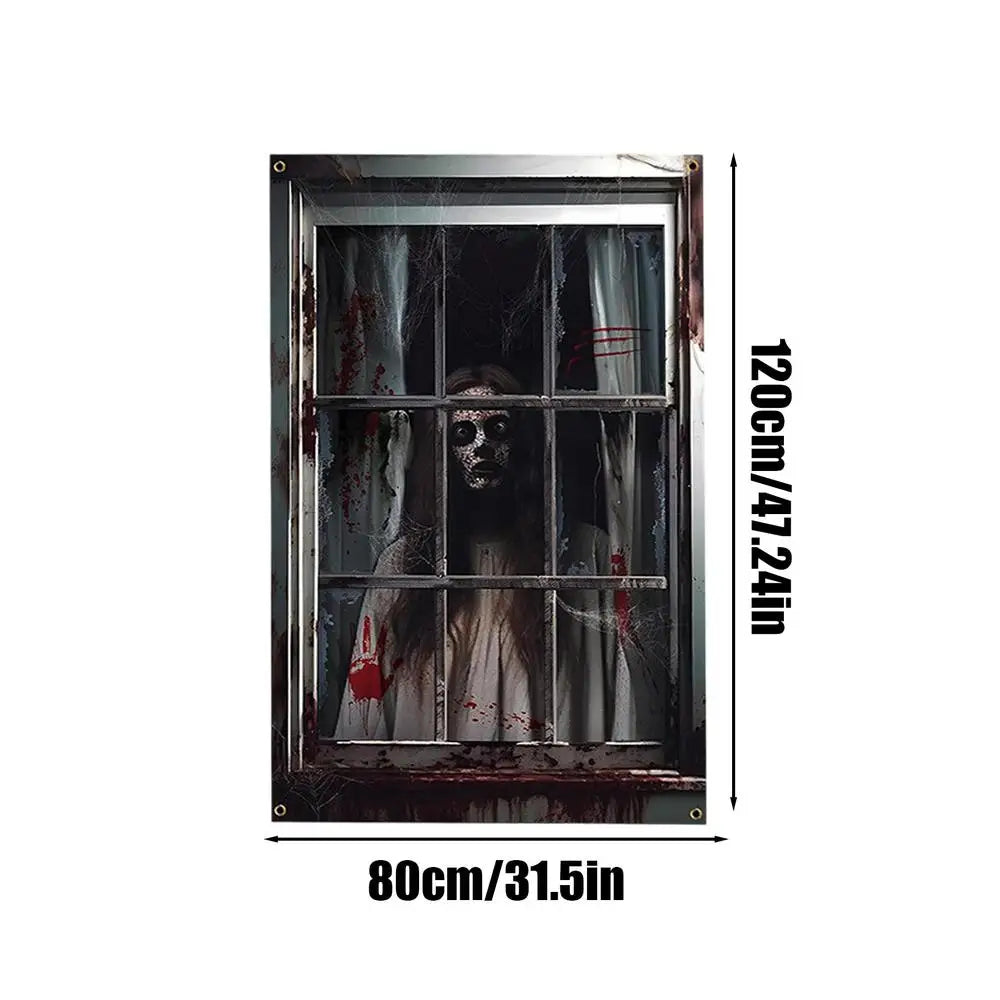Gothic Banner  Photo Booth Props Festival Home Hanging ornaments for Haunted House Door