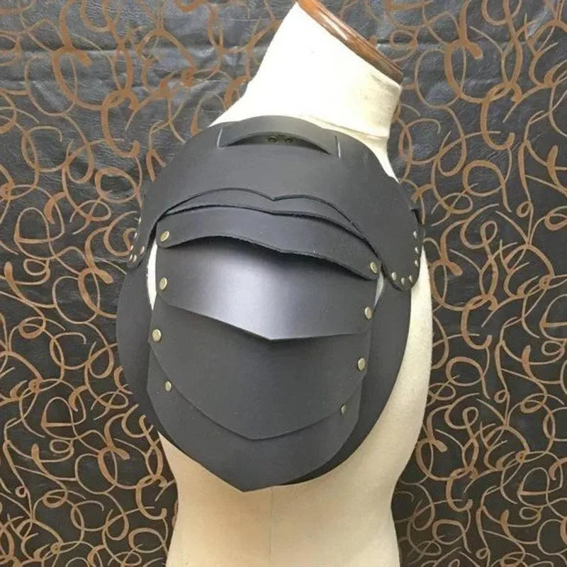 Medieval Viking Gladiator Single Shoulder Armor Warrior Knight Samurai Pauldrons Cosplay Costume Spaulders Armour Party Props